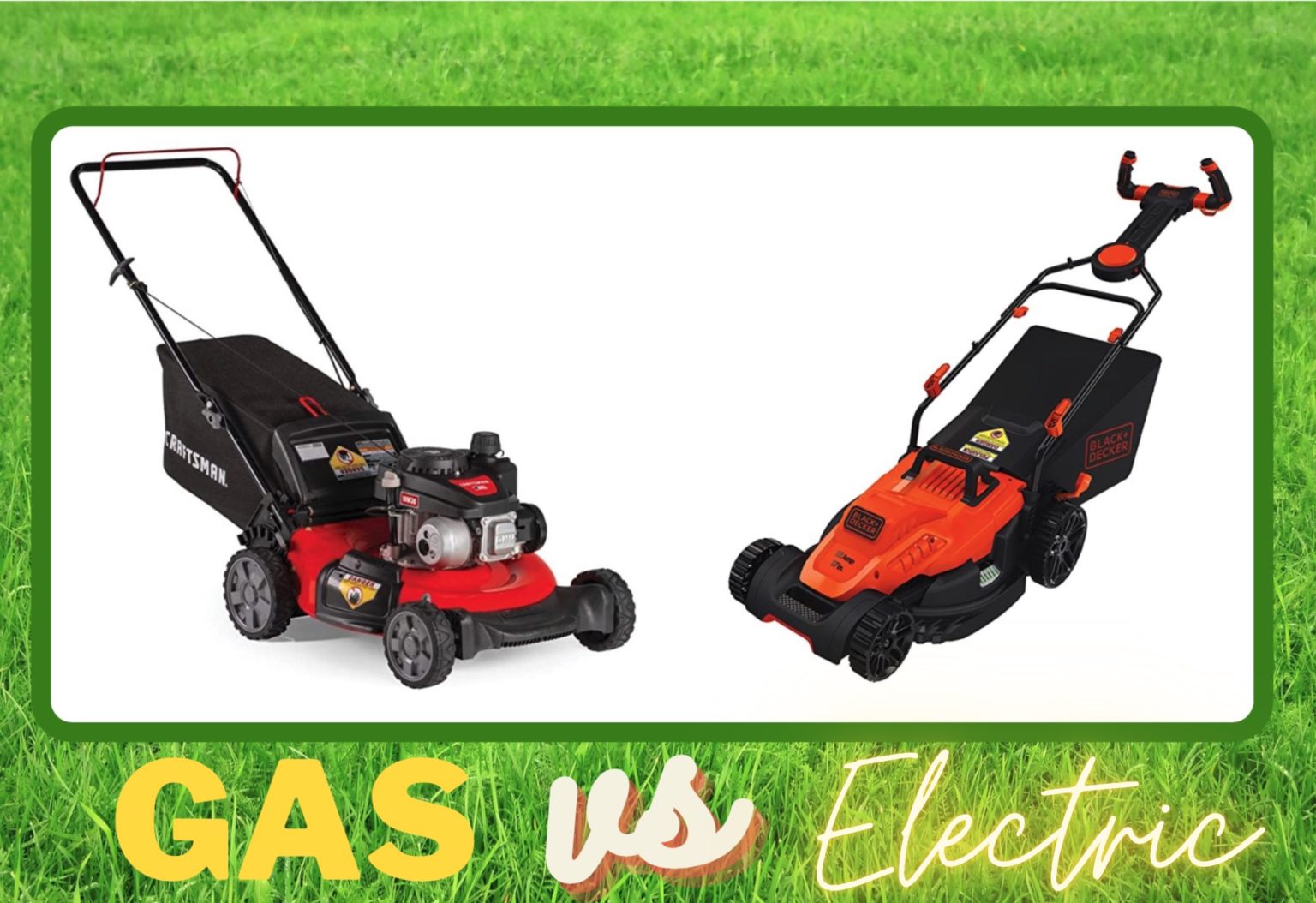 Electric VS Gas Lawn Mower Make the Right Choice GFL Outdoors