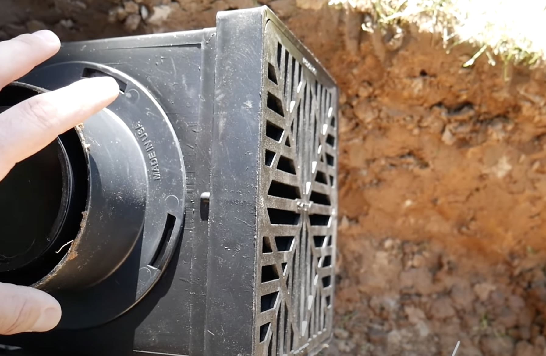 dry creek bed vs french drain