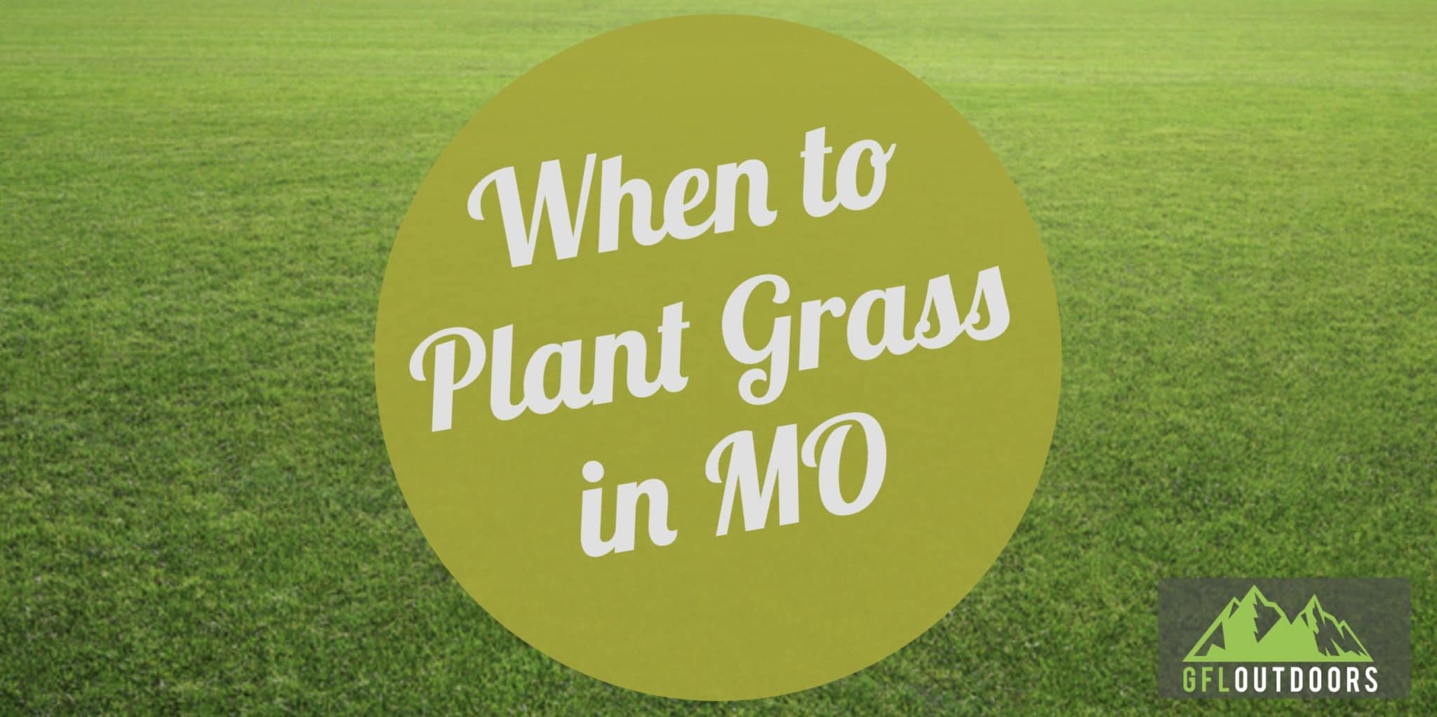 The Best Time to Plant Grass Seed or Lay Sod in Missouri GFL Outdoors