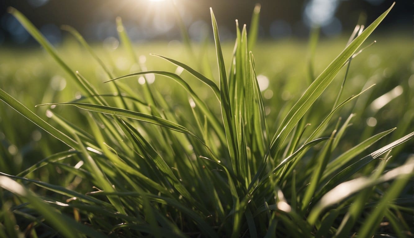 St. Augustine grass wilts, turning straw-like