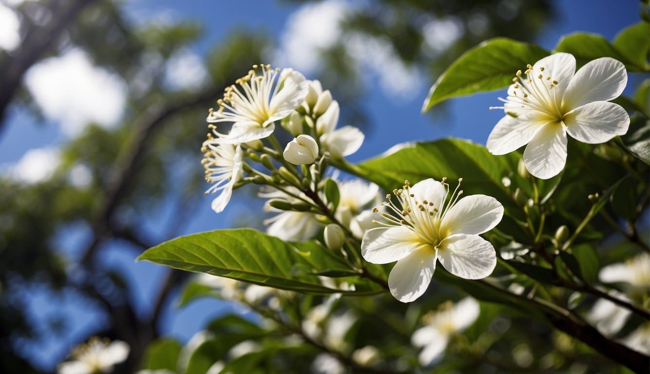 Hawaii trees with white flowers are being protected by conservation efforts
