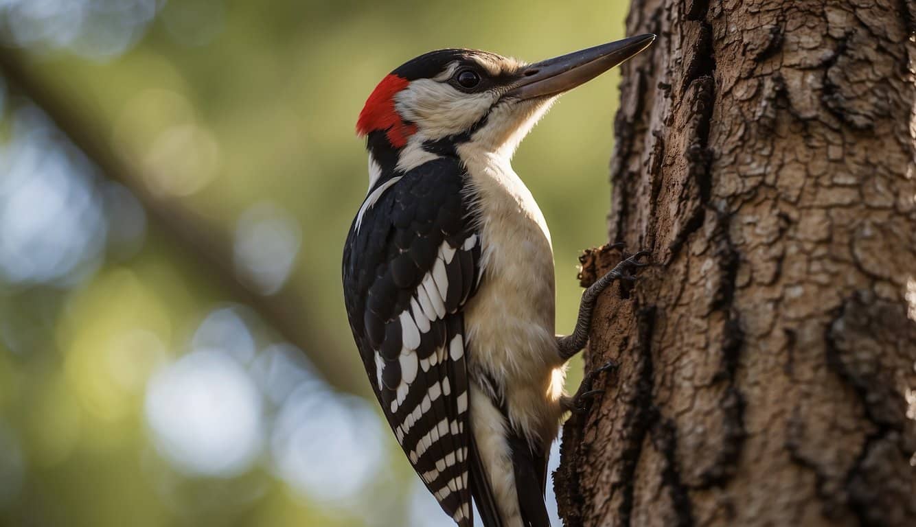 Woodpeckers being deterred from property using humane methods